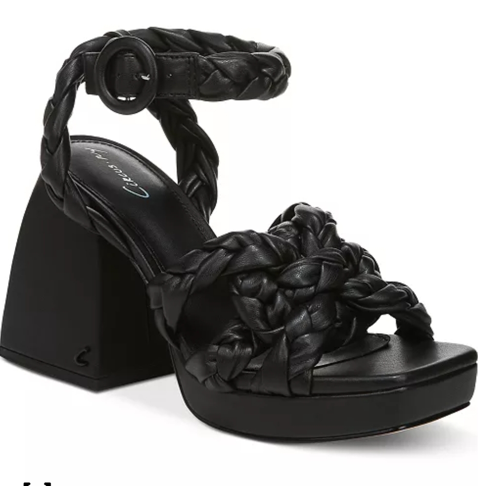 Circus by Sam Edelman Black Braided Heels